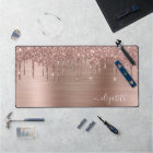 Monogramme rose Parties scintillant or