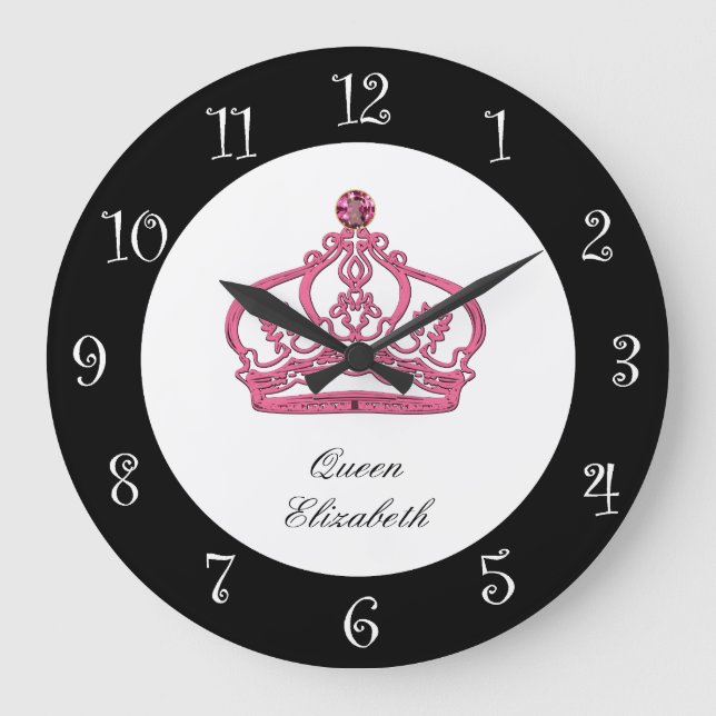 Monogramme Royal Monogram Horloge murale (Recto)