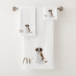 Monogramme Saint Bernard Chien Design