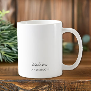 Monogramme simple Mug minimal