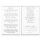 Monogramme simple Programme funéraire moderne