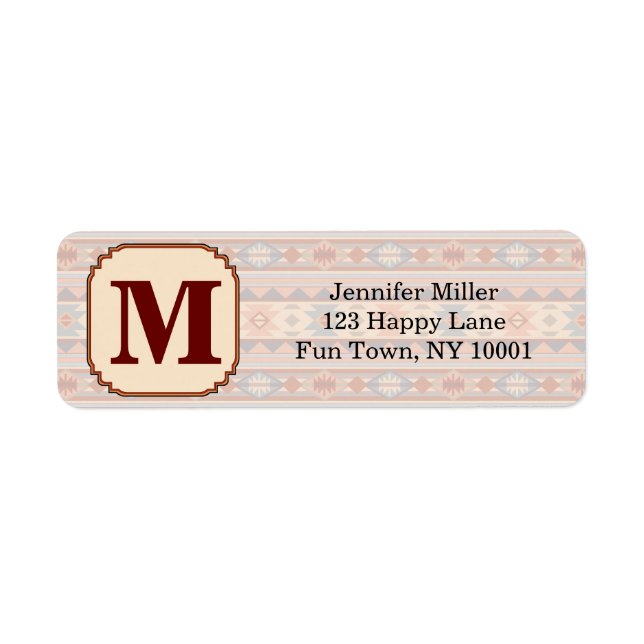 Monogramme Tan Design Sud-Ouest (Devant)