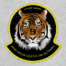 Monogramme Tigre de Sumatran Prédateur d'animaux s
