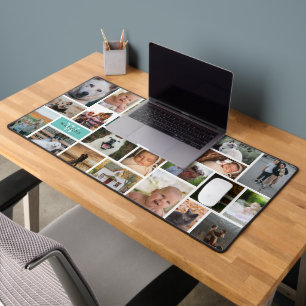 Monogramme Turquoise clair 22 Collage photo