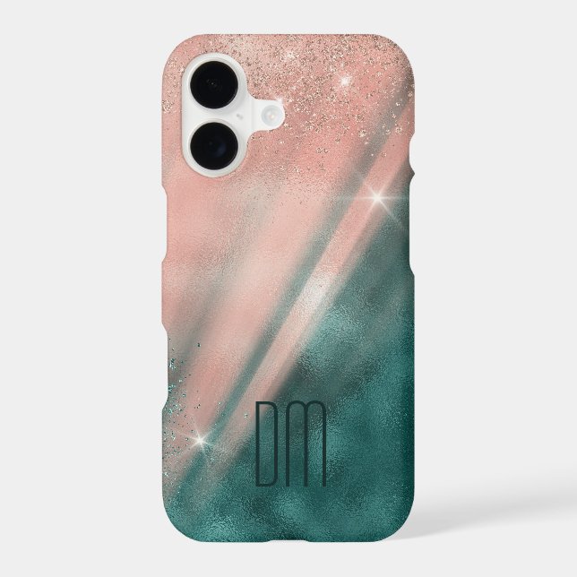 Monogramme turquoise de l'étoile rose (Verso)