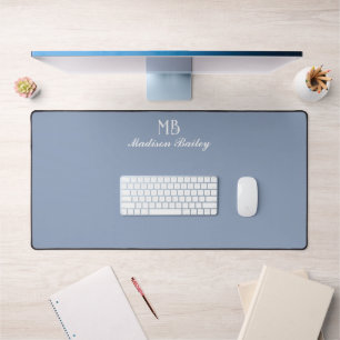 Monogramme Typographie décorative Dusty Blue