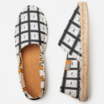 Monogramme V Chaussures en toile artisanale Espadr
