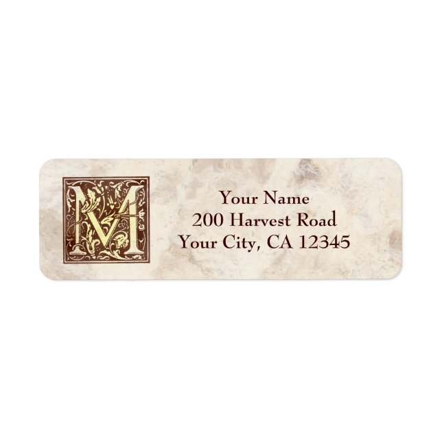 Monogramme vintage M (Devant)