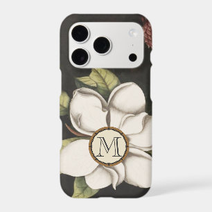 Monogramme Vintage Magnolia Floral Motif iphone