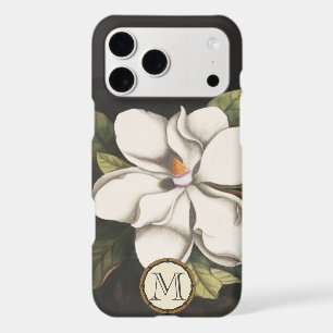 Monogramme Vintage Magnolia Floral Motif iphone