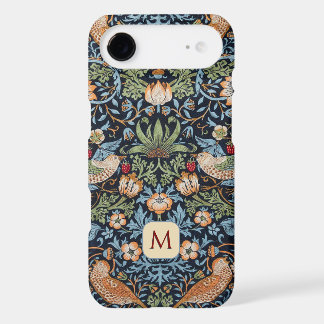 Monogramme Vintage Morris Fraise Oiseau