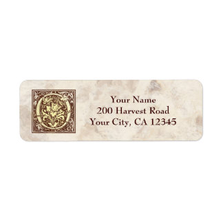 Monogramme vintage O