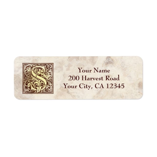 Monogramme vintage S (Devant)