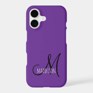 Monogramme Violet Personnalisé