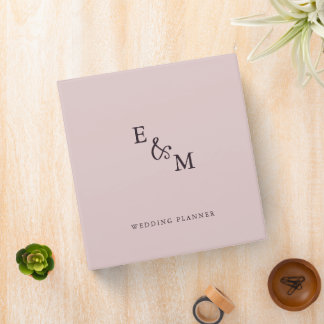 Monogramme Wedding planner Classeur Nom personnali