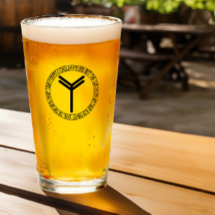 Monogramme Y - Style viking - Verre à pinces