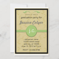 Monogrammed 2012 Graduation Party