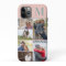 Monogrammed 6 Photo Collage Peach Green
