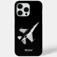 Monogrammed Airplane,Jet Fighter, PILOT,Custom