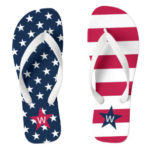 Monogrammed American Flip Flops