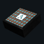 Monogrammed Argyle Keepsake Box<br><div class="desc">Argyle and a monogram letter give this wooden box retro style. Use this monogrammed box as a jewellery box, trinket box, gift box, gift, keepsake box, decor, art, Christmas box, etc... .Personalize this box by changing the monogram letter to suit your needs. This monogrammed box is great for men or...</div>