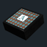 Monogrammed Argyle Keepsake Box<br><div class="desc">Argyle and a monogram letter give this wooden box retro style. Use this monogrammed box as a jewellery box, trinket box, gift box, gift, keepsake box, decor, art, Christmas box, etc... .Personalize this box by changing the monogram letter to suit your needs. This monogrammed box is great for men or...</div>