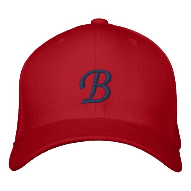 Monogrammed B Adjustable Cap (Front)