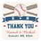 MONOGRAMMED BASEBALL THANK YOU WEDDING FAVOR