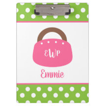 Monogrammed Bermuda Bag Personalized Clipboard