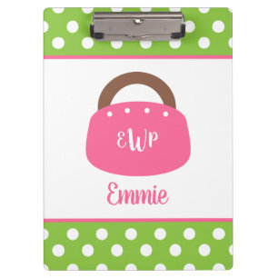Monogrammed Bermuda Bag Personalized Clipboard
