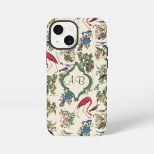 Monogrammed Birds of John James Audubon iPhone 13 Mini Case