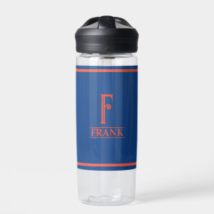 Monogrammed Blue  Water Bottle