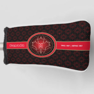 Monogrammed Canada Golf Head Cover