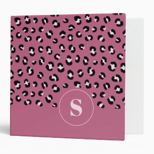 Monogrammed Chic Pattern Binder