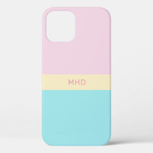 Monogrammed Colour Blocks phone cases