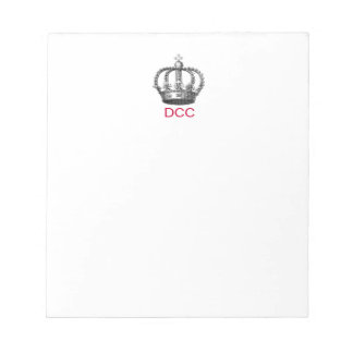 Monogrammed Corona Note Pad