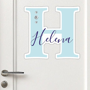 Monogrammed Custom Name Elegant Faux Diamonds