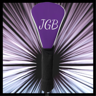 Monogrammed Driver/Putter Cover Choose Your Colour