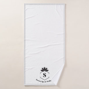 Monogrammed Elegance Spa Towel