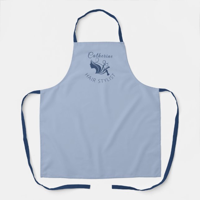 Monogrammed Elegance Stylist Apron (Front)
