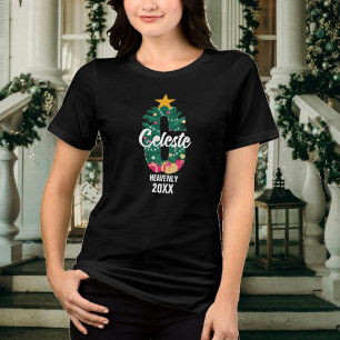 Monogrammed Family Christmas C Name Meaning Tri-Blend Shirt