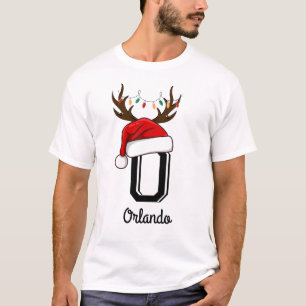 Monogrammed Family Christmas Matching Outfits T-Shirt