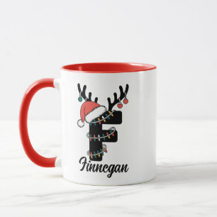 Monogrammed Family Christmas  Personalized Holiday Mug