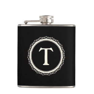 Monogrammed Flask