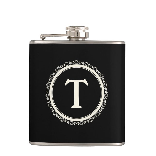 Monogrammed Flask (Front)