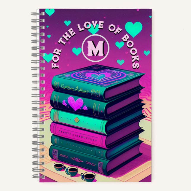 Monogrammed For The Love Of Books (Front)
