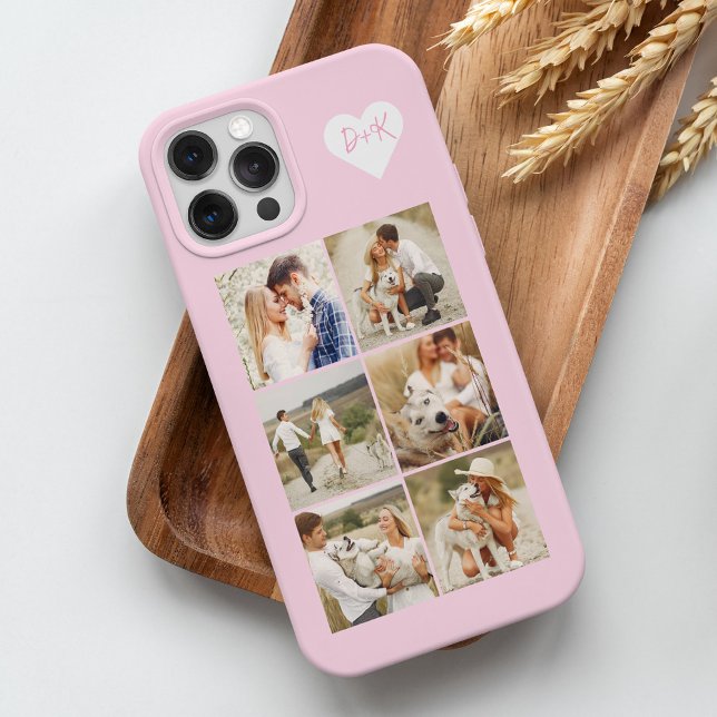 Monogrammed Gallery of 8 Personalized Photos Case-Mate iPhone Case (Creator Uploaded)