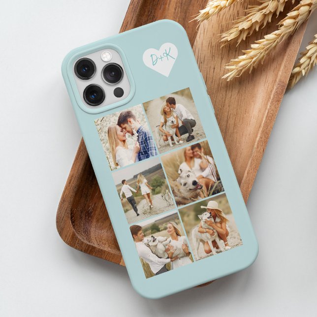 Monogrammed Gallery of 8 Personalized Photos Case-Mate iPhone Case (Creator Uploaded)