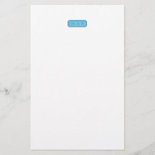 Monogrammed Gemstone Stationery