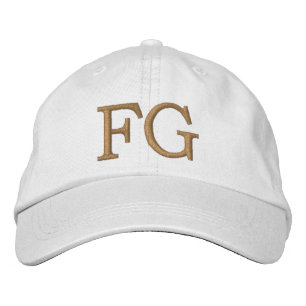 MONOGRAMMED HATS